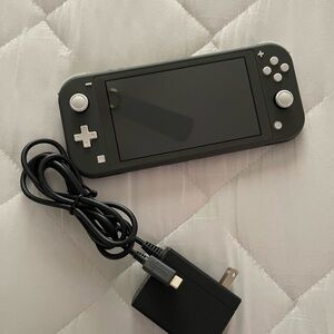 Sleek Black Handheld Gaming Console